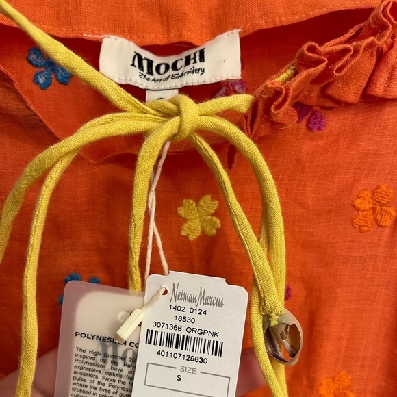 All Things Mochi Nia Tiered Linen Ruffle Mini Dress - Picture 3 of 5